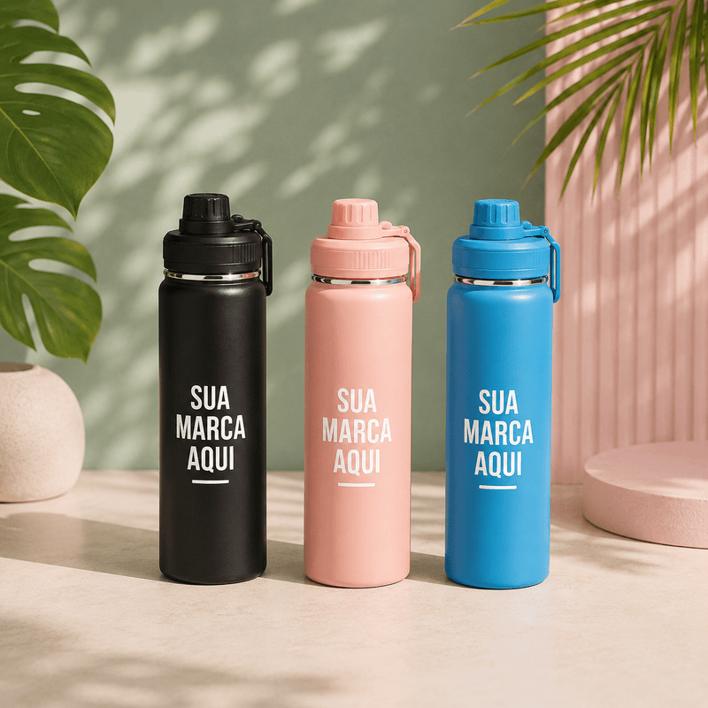Garrafa Térmica Inox 750ml Personalizada