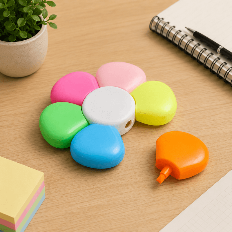 Marca Texto Flor Personalizado