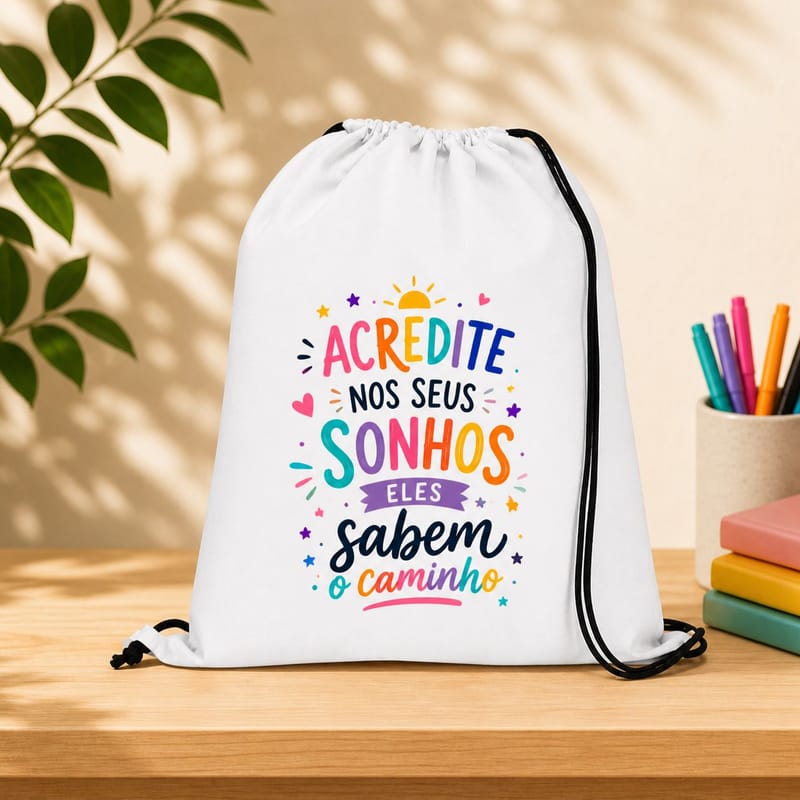 Mochila Saco 30×40 Personalizada