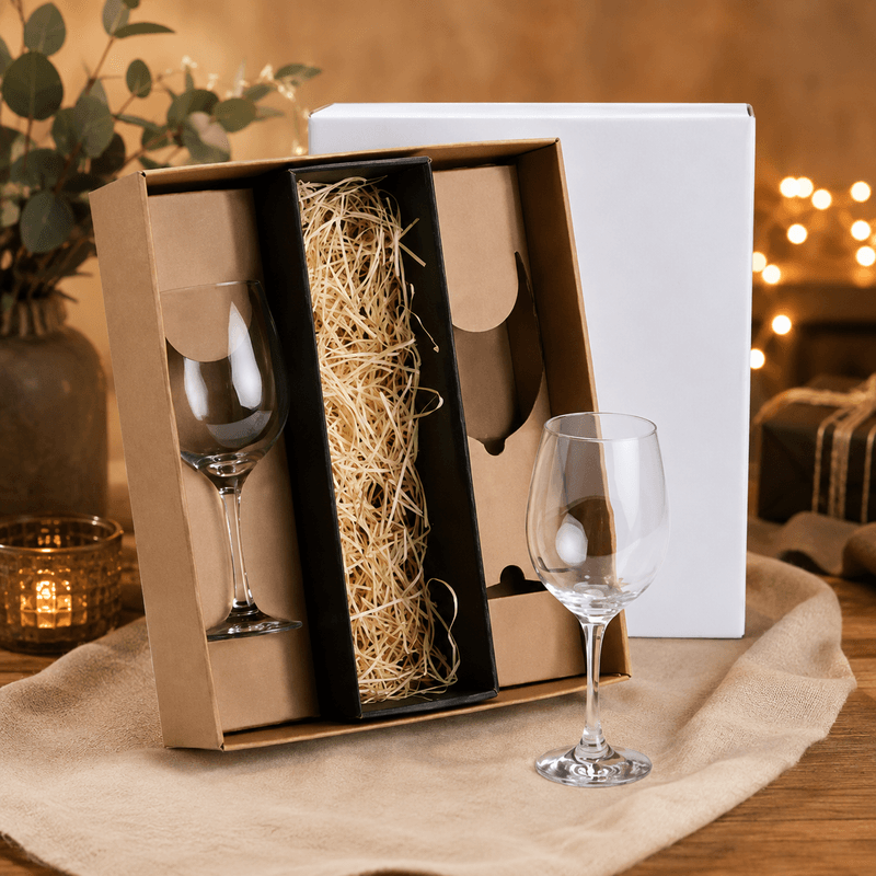 Jogo De Taças De Vidro Para Vinho 490 Ml – 2 Pçs Personalizado
