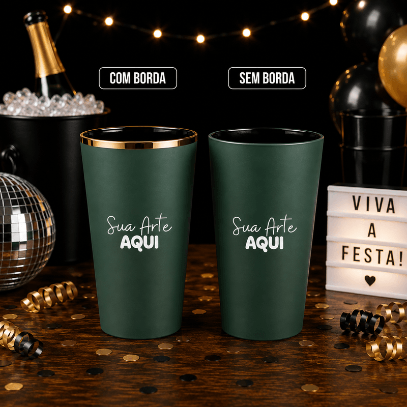 Twister 550ml Verde Fosco Personalizado