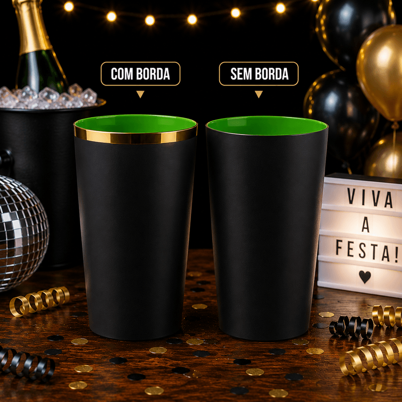 Twister 550ml Preto Fosco Personalizado