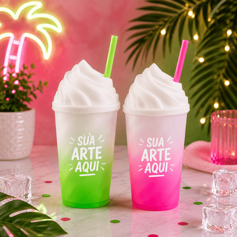 Twister 350ml Degradê Chantilly Personalizado