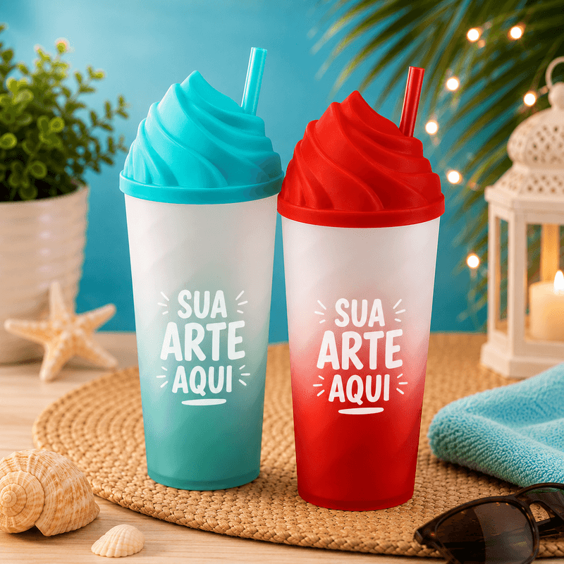 Twister 550ml Degradê Chantilly Personalizado