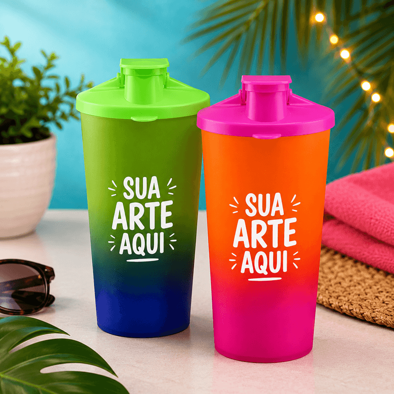 Twister 550ml Degradê Shake Personalizado