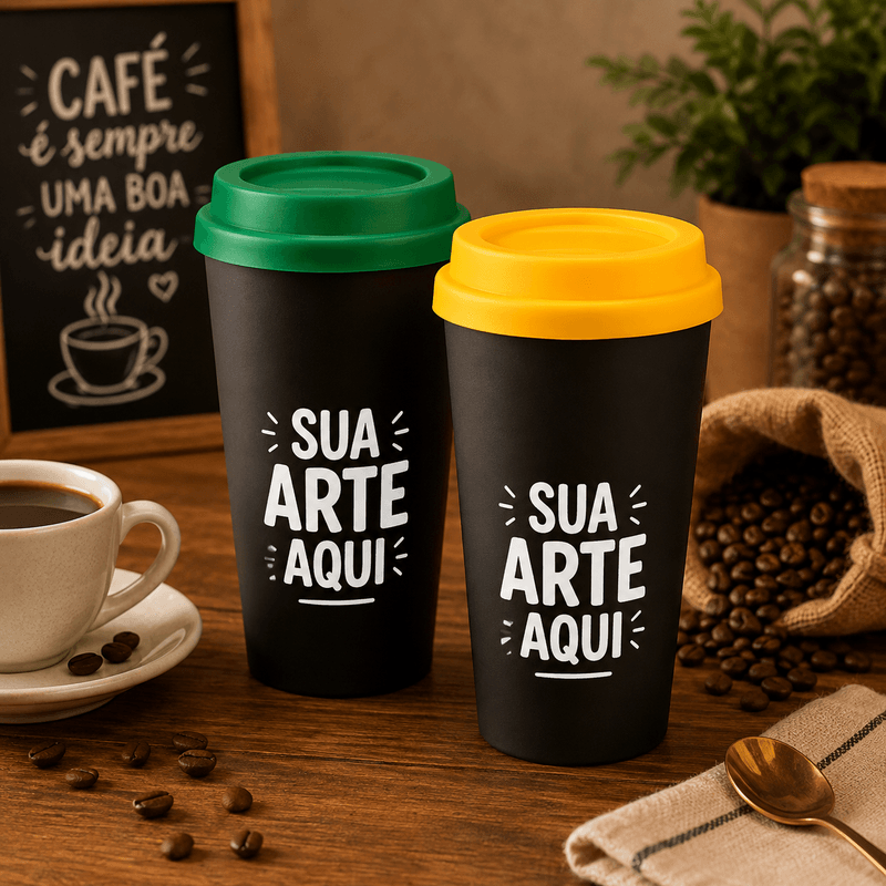 Twister 550ml Preto Fosco Bucks Personalizado