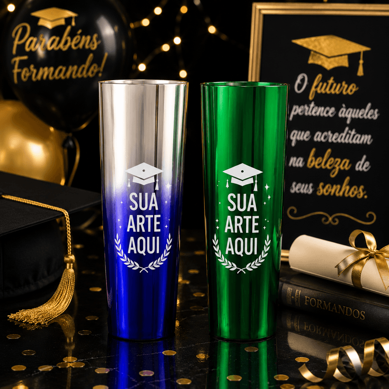 Long Drink 340ml Metalizado Personalizado