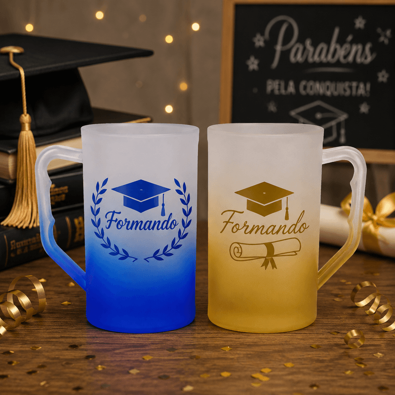 Caneca 500ml Degradê Personalizada