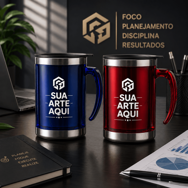 Caneca Acrílica 400ml Personalizada
