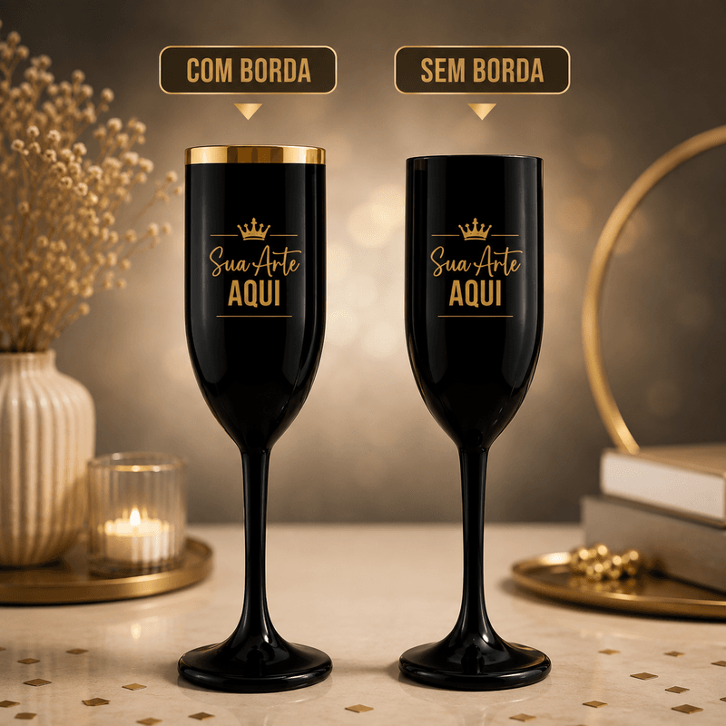 Taça de Champanhe 190ml Personalizada