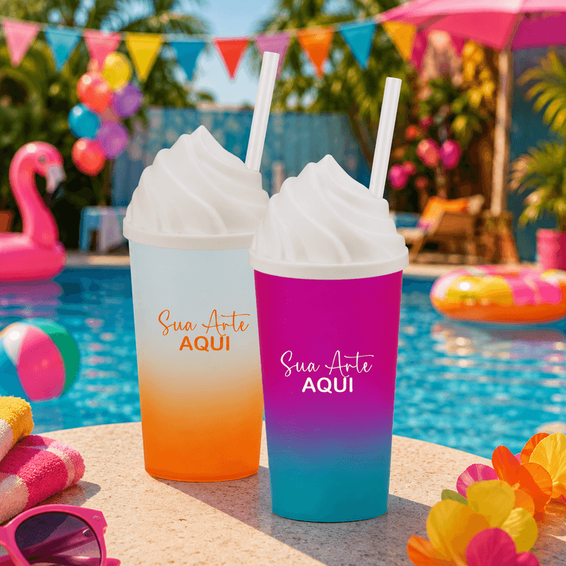 Eco 400ml Degradê Chantilly Personalizado