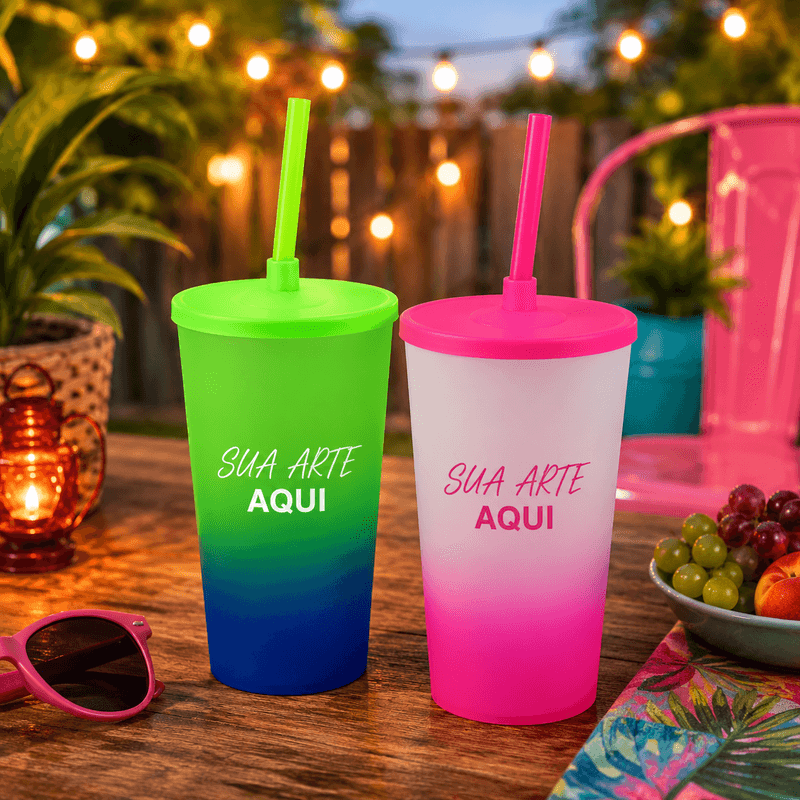 Eco 400ml Degradê Tradicional Personalizado
