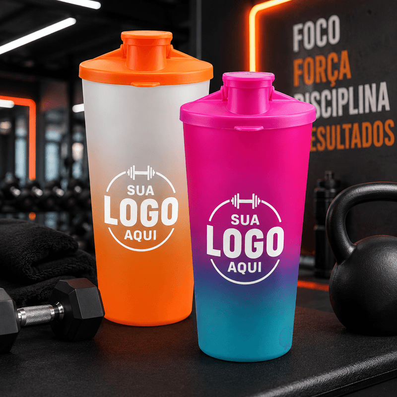 Eco 600ml Degradê Shake Personalizado