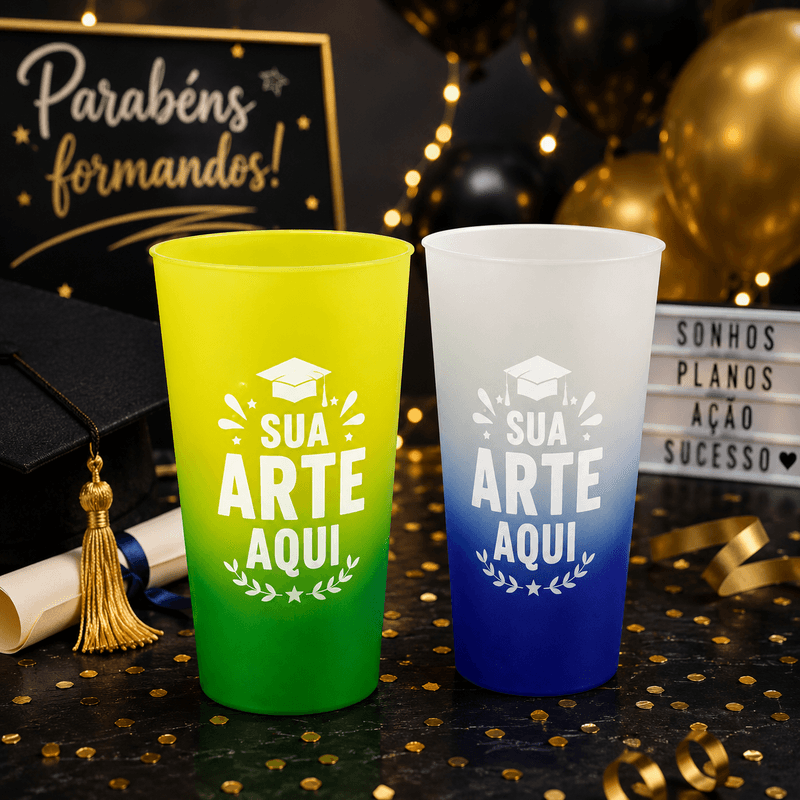 Eco 600ml Degradê Personalizado