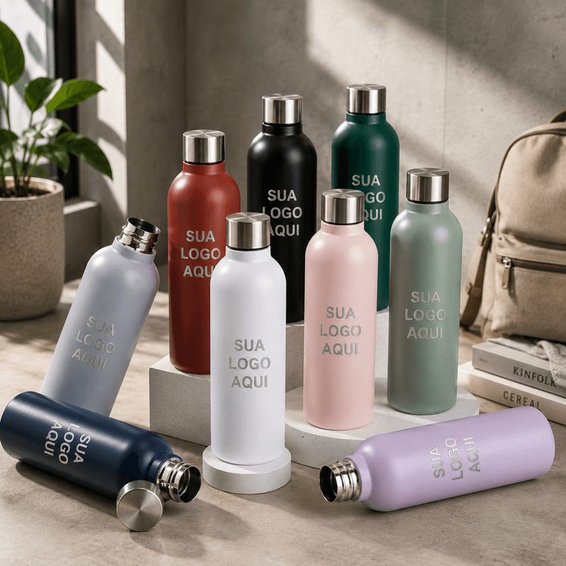 Garrafa Inox 800ml Personalizada
