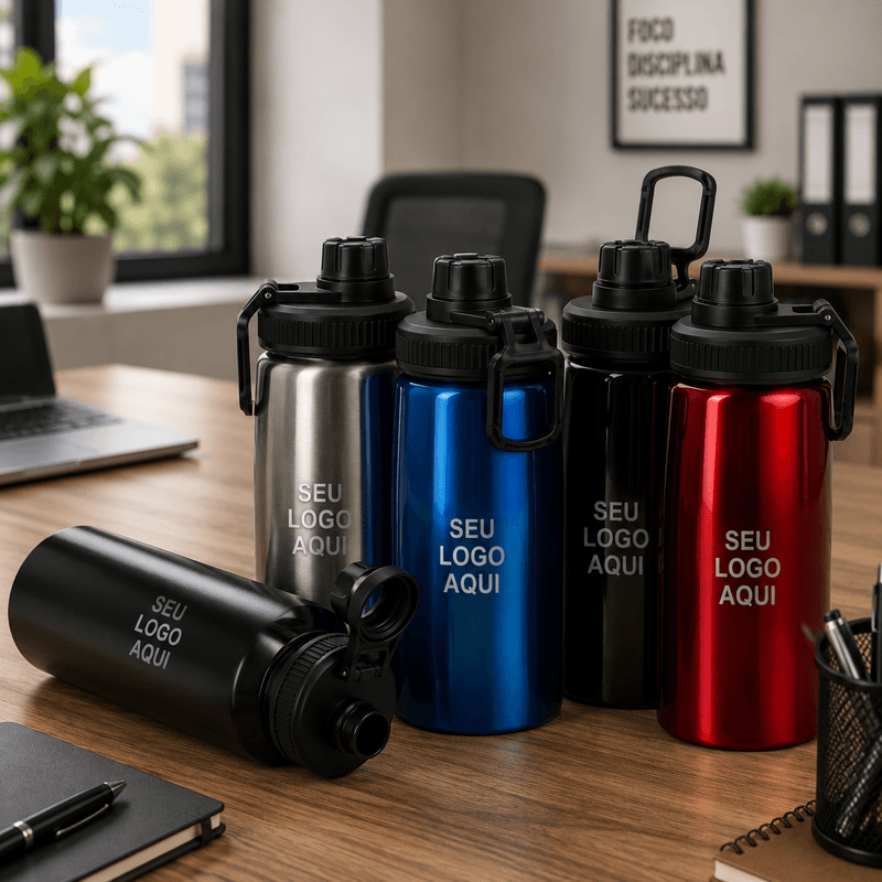 Squeeze Inox 750ml Personalizado