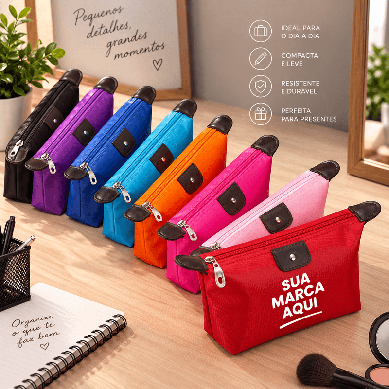 Nécessaire Poliéster Impermeável Personalizada