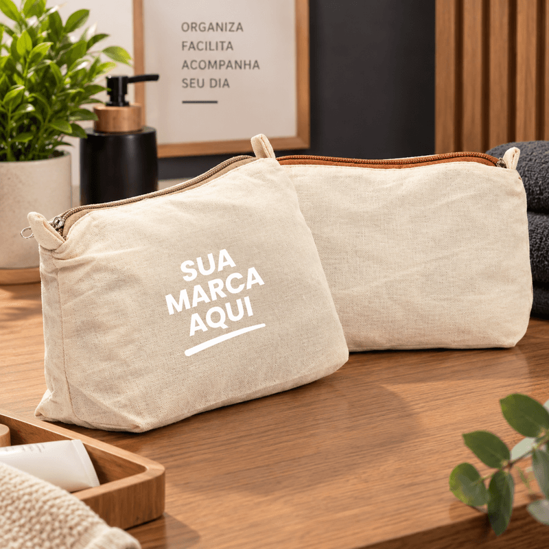 Nécessaire em Algodão Personalizada