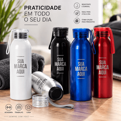 Garrafa Alumínio 650ml Personalizada